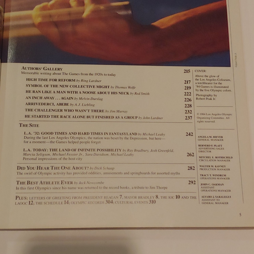 1984 Official Olympic Program Los Angeles - Picture 3 of 6